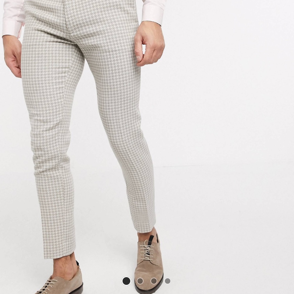 ASOS DESIGN super skinny suit pants in wool blend